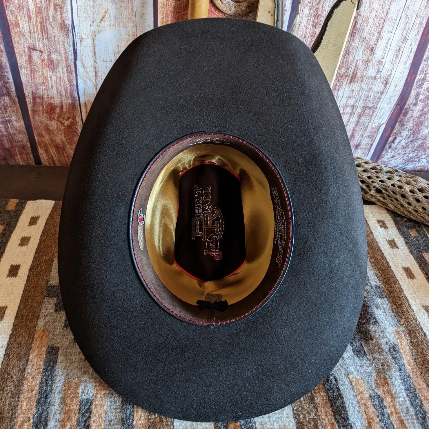 6X Bent Rail Fur Felt Cowboy Hat the "Crowell"  by Justin   JF0630CROW44