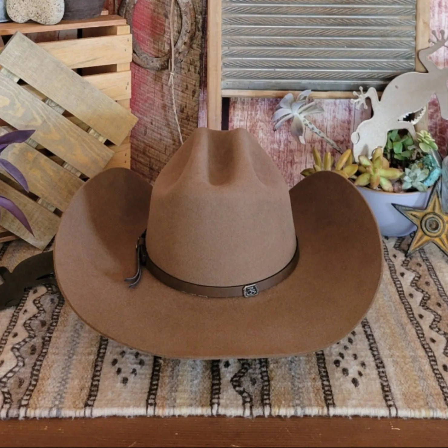 6X Fur Felt the “Townes” by Justin Hats JF0657TOWN44