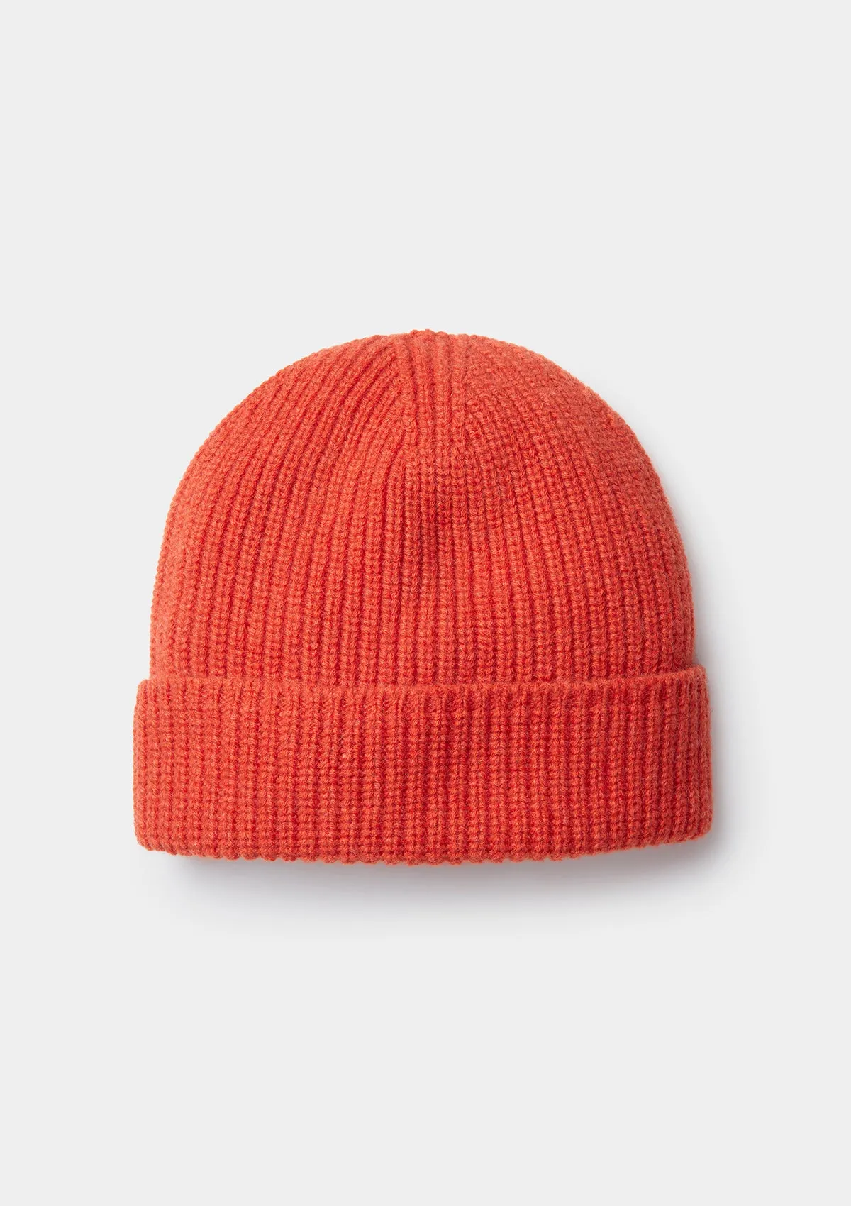 Blood Orange Cashmere Beanie