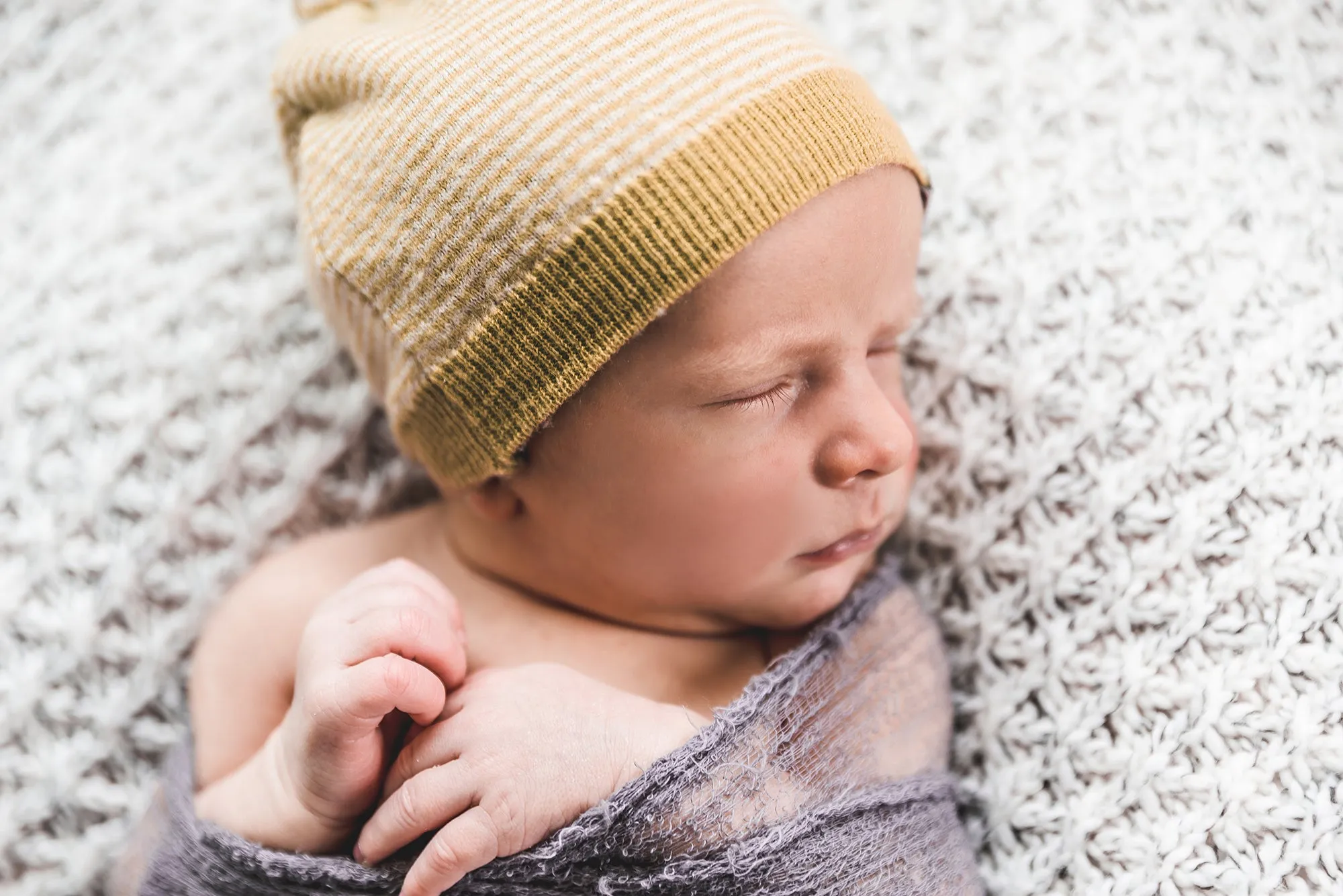 Cashmere Baby Beanie | Black