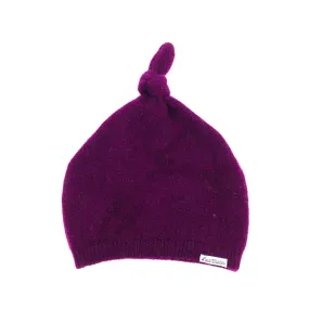 Cashmere Baby Beanie | Deep Plum