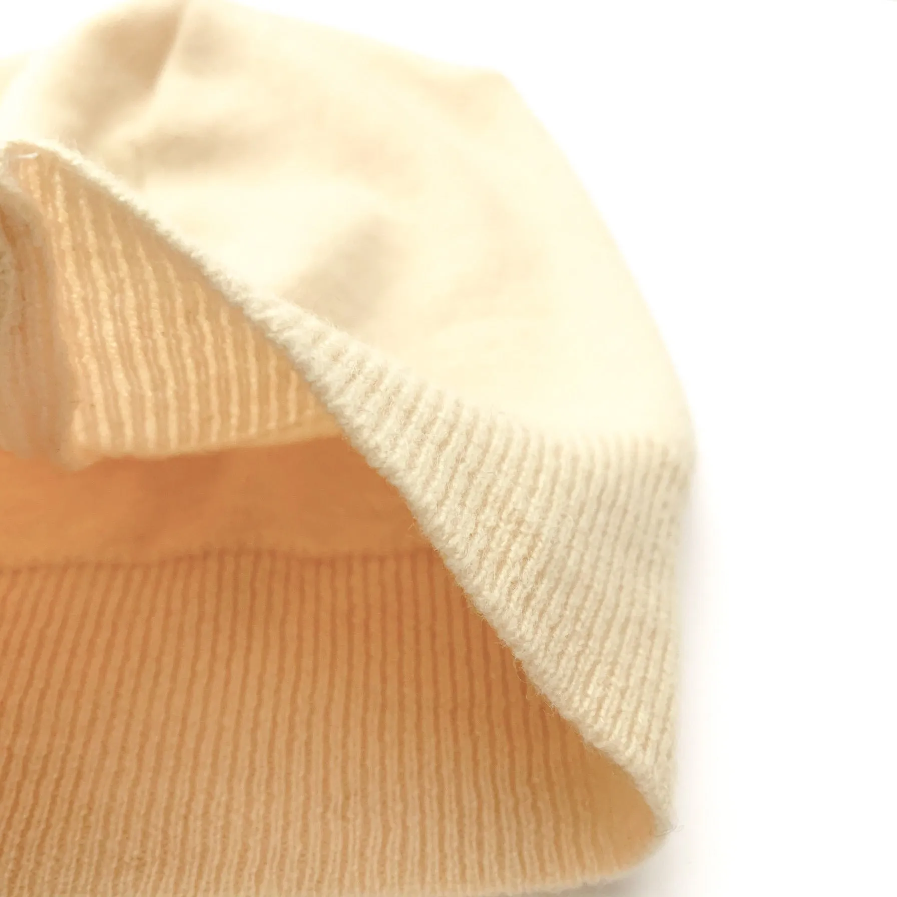 CASHMERE BEANIE | Cream Yellow