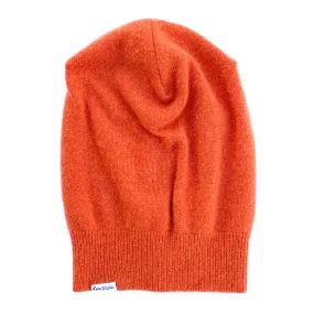 CASHMERE BEANIE | XL Orange