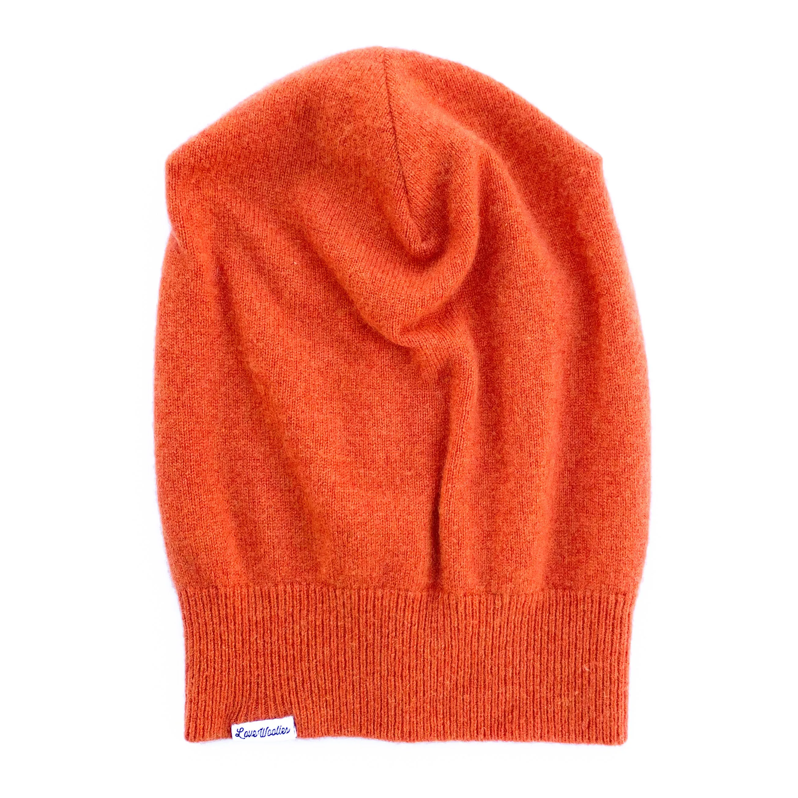 CASHMERE BEANIE | XL Orange