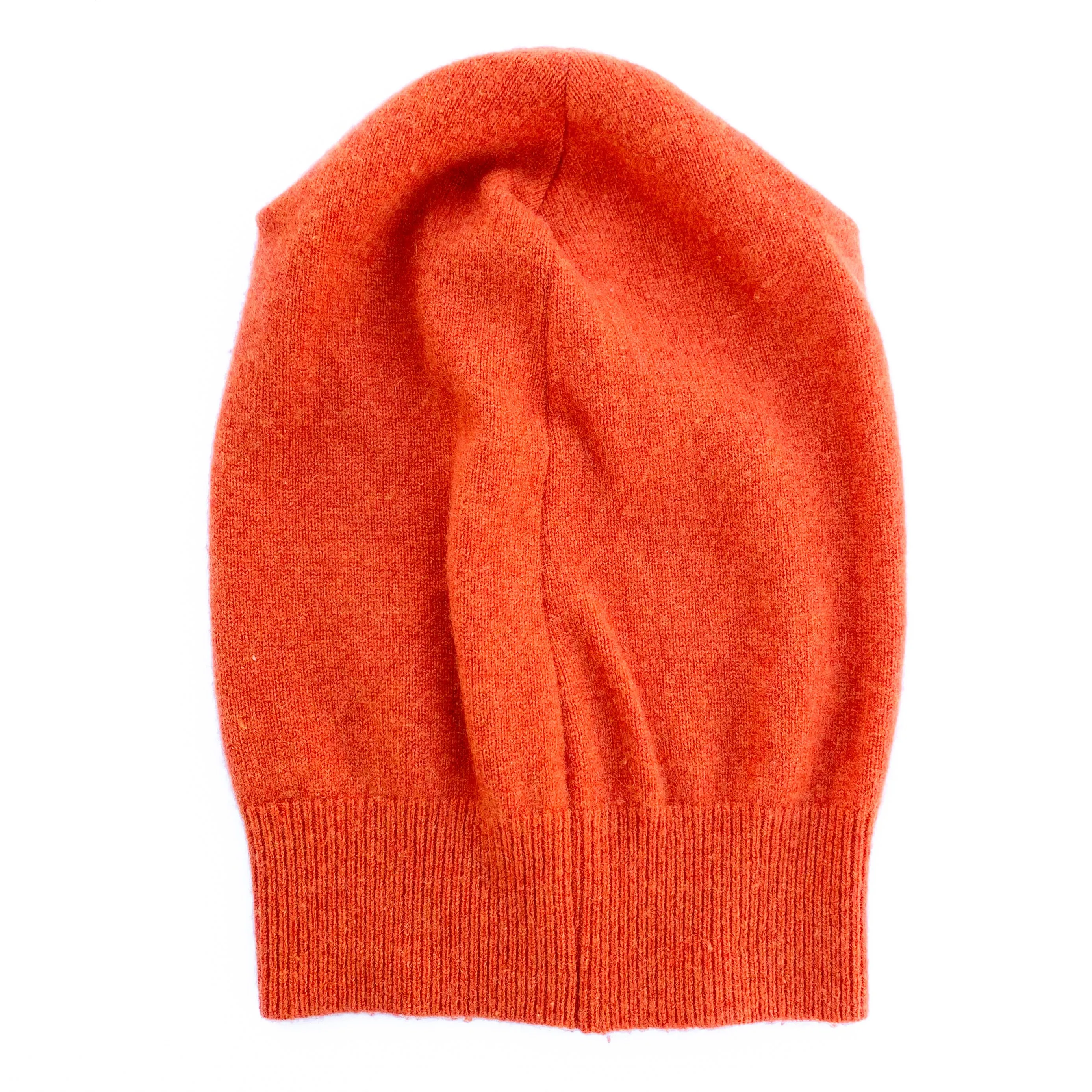 CASHMERE BEANIE | XL Orange