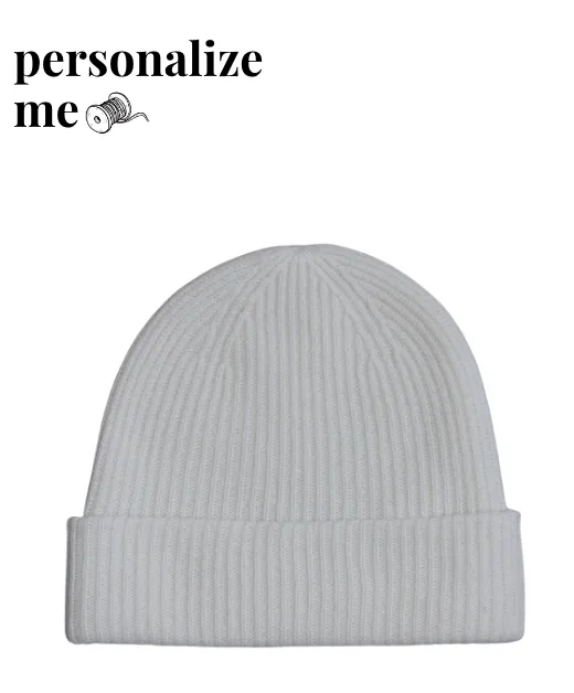 Cashmere Classic Beanies- Chalk