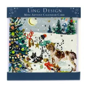 Christmas Time - Christmas Advent Calendar | Advent Greetings Card & Envelope