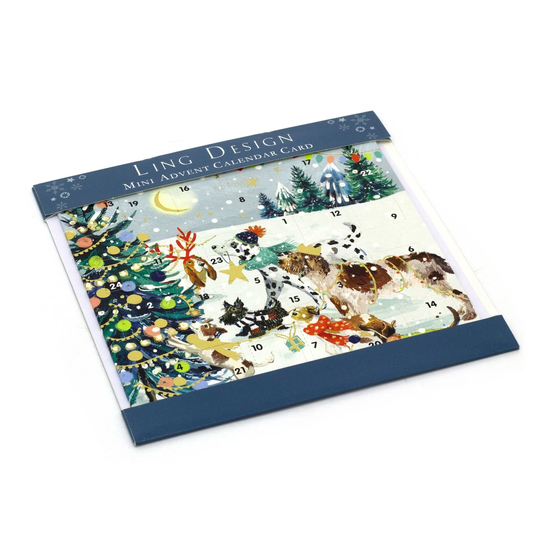 Christmas Time - Christmas Advent Calendar | Advent Greetings Card & Envelope