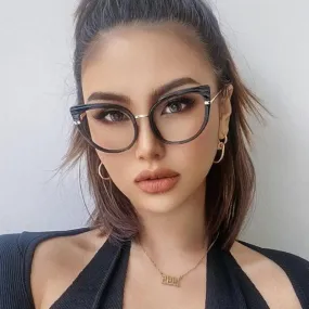 Cosmetic Pin-Up Cat Eye Glasses