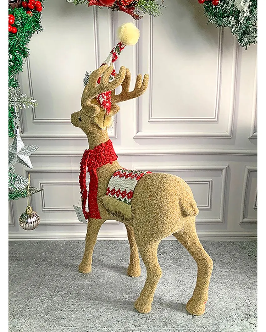 Deer Showpiece Christmas Decoration Combo | Pack Of 2