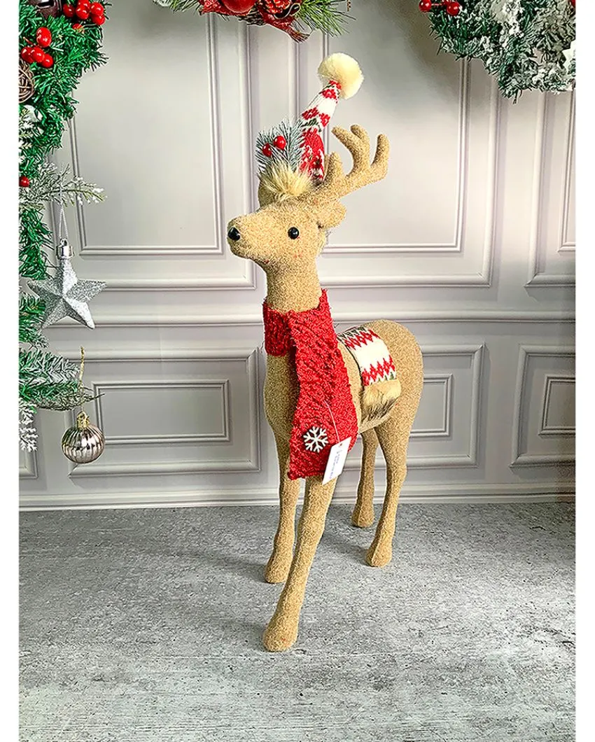 Deer Showpiece Christmas Decoration Combo | Pack Of 2