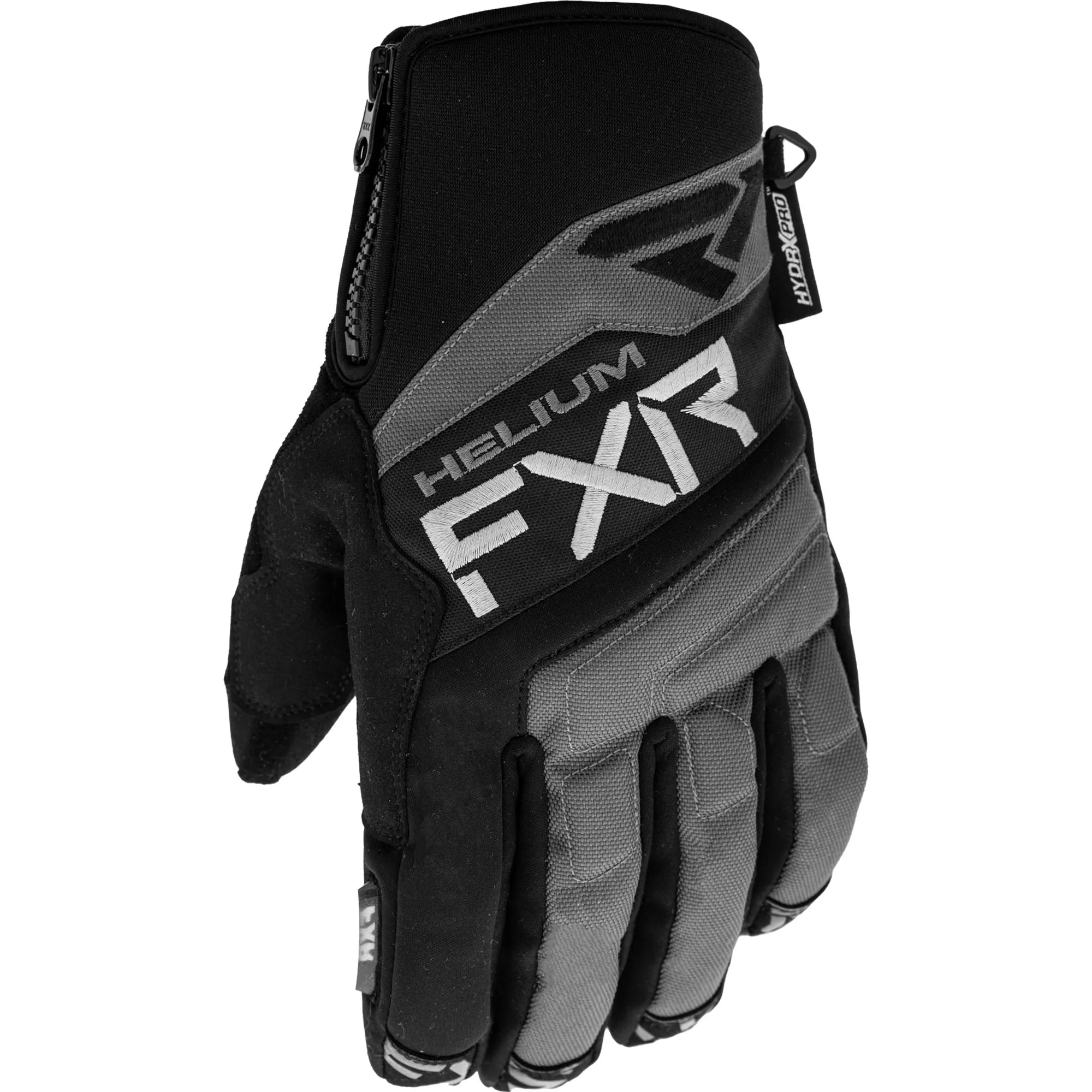 FXR  Helium Snowmobile Gloves Thinsulate Suede Traction Palm Waterproof Black