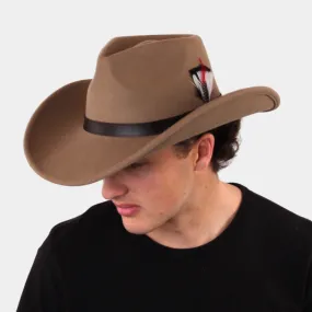 GC Hats Outlander Felt Cowboy Hat - Bran