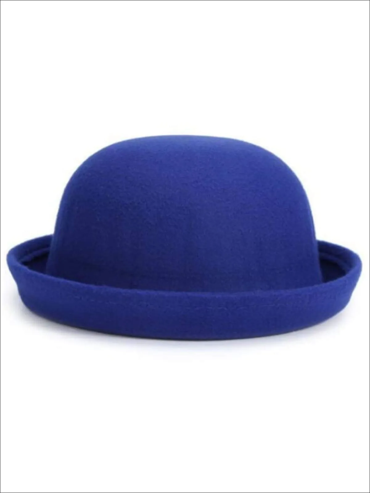 Girls Wool Bowler Hat