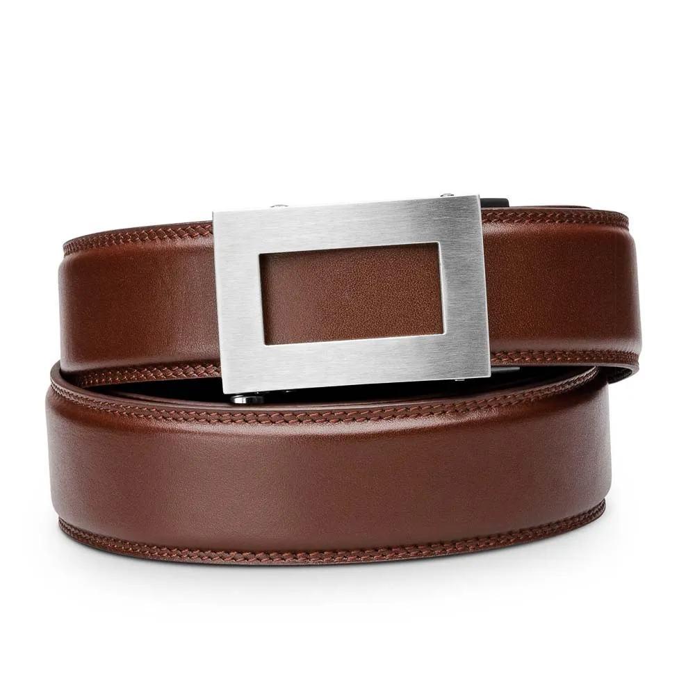 ICON BUCKLE | CLASSIC LEATHER BELT 1.37"