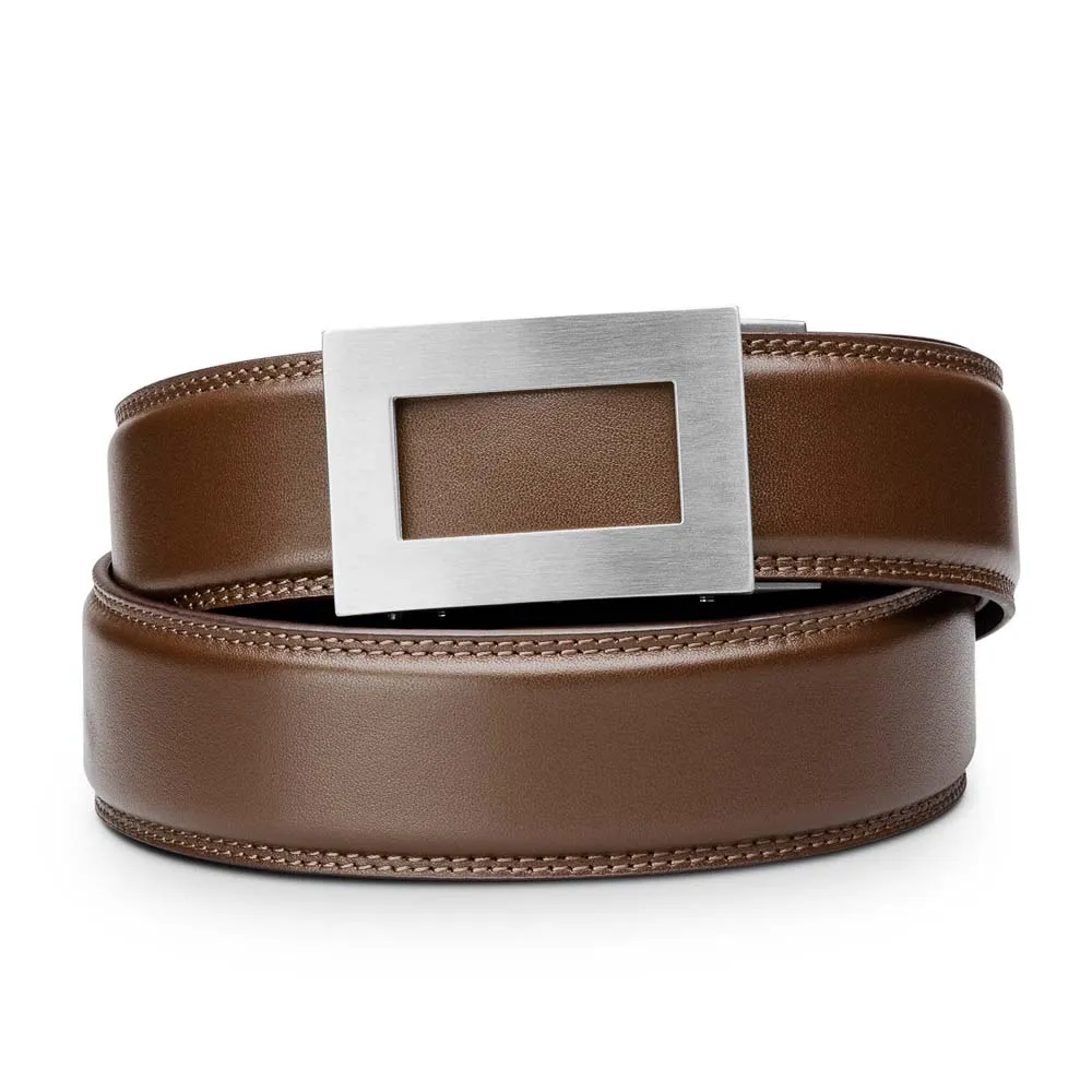 ICON BUCKLE | CLASSIC LEATHER BELT 1.37"