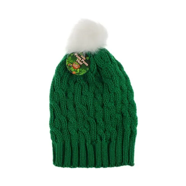 IRISH WOOL HAT WITH POM POM