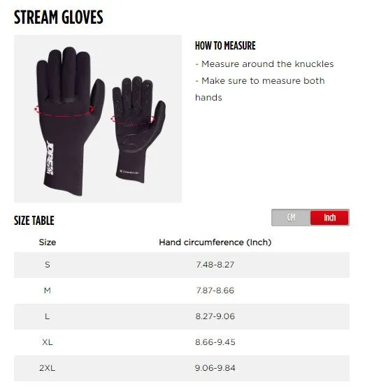 Jobe Stream Watersports Gloves - Men