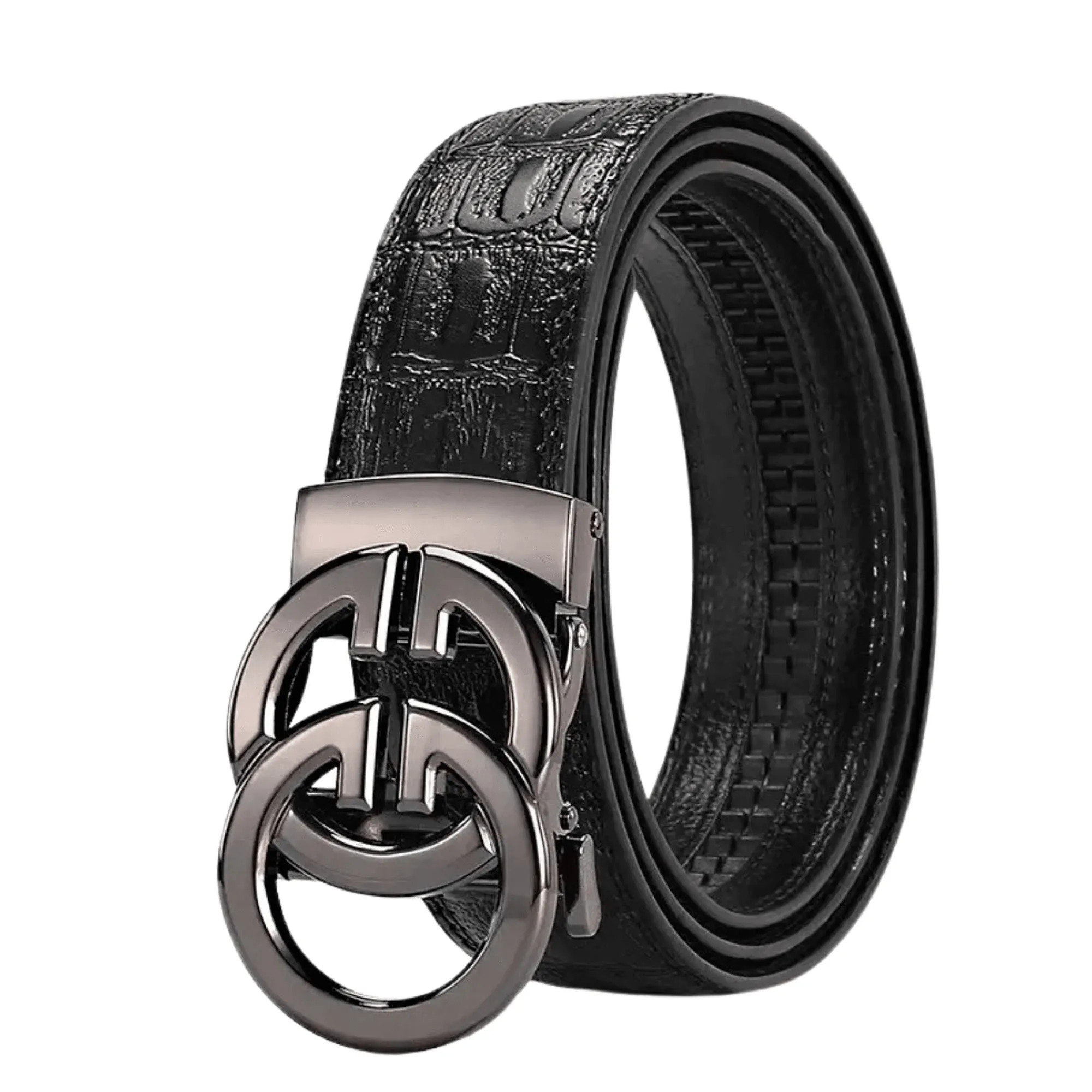 Men's Leather Belt Metal Alloy Automatic Buckle Brand Luxury Design Waist Belts For Men