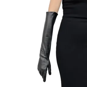 Montserrat 12BT - Women's Silk Lined Leather Opera Gloves