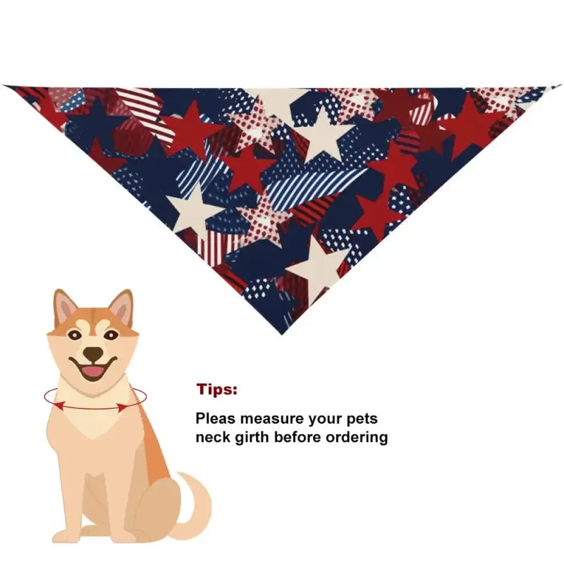 Patriotic Pet Bandana for Comfortable and Stylish Wear