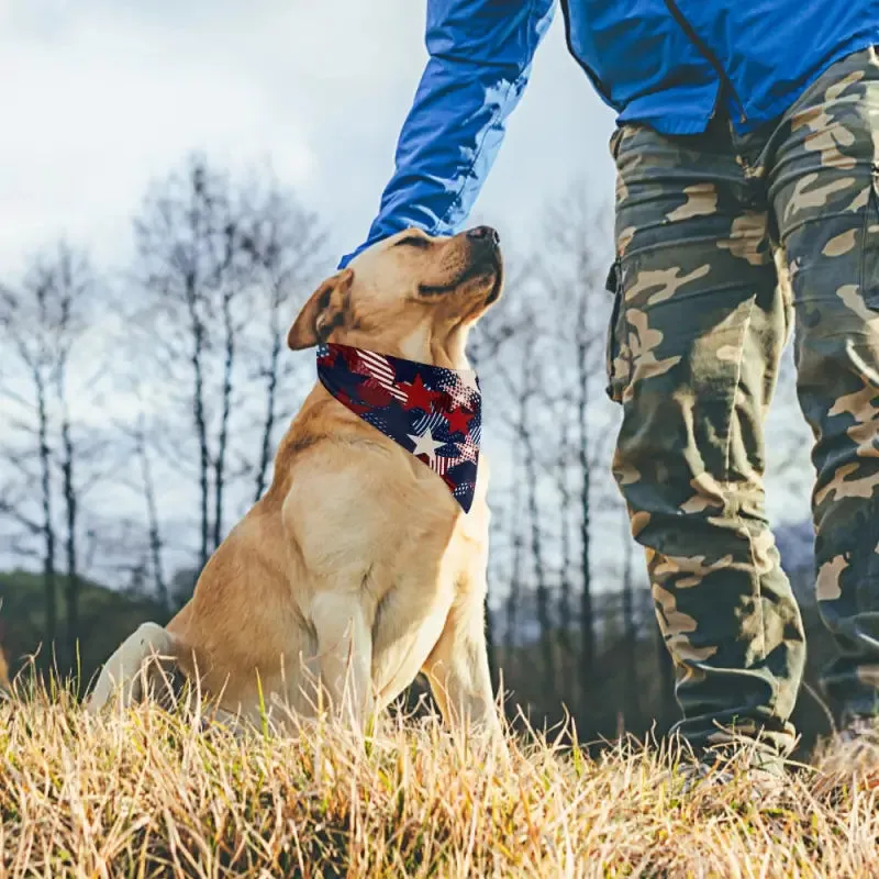 Patriotic Pet Bandana for Comfortable and Stylish Wear