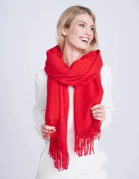 Pia Rossini Willow Scarf in Red