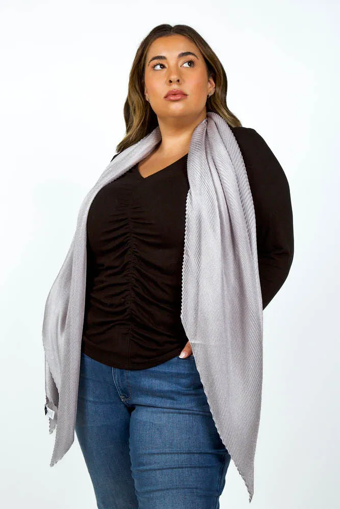 PLEATED RADIANCE WRAP