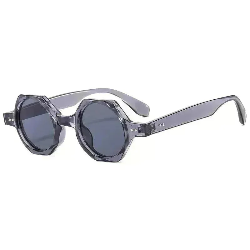 Polygon Round Frame Personalized Sunglasses