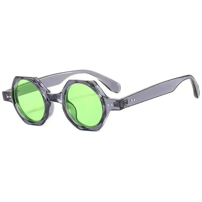 Polygon Round Frame Personalized Sunglasses