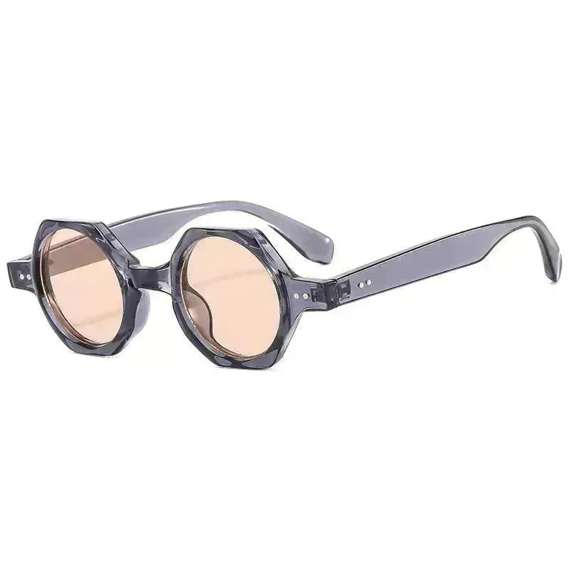 Polygon Round Frame Personalized Sunglasses