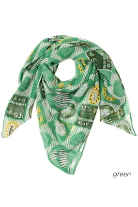 PTPSFQ08078 - St. Patty's Collage Square Scarf 42"x42"