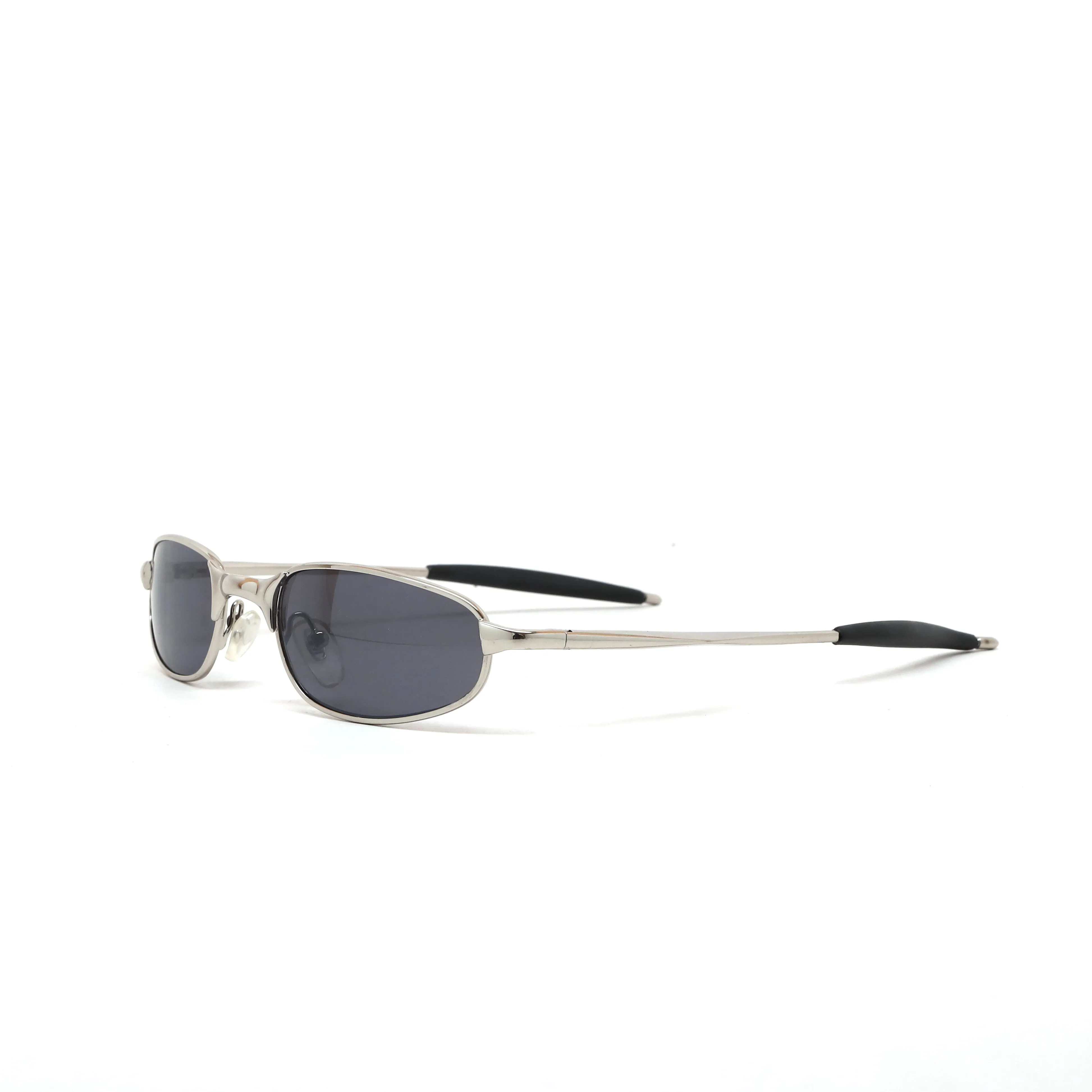 //Rare// True Vintage Small Size 90s Matrix Style Sunglasses - Chrome