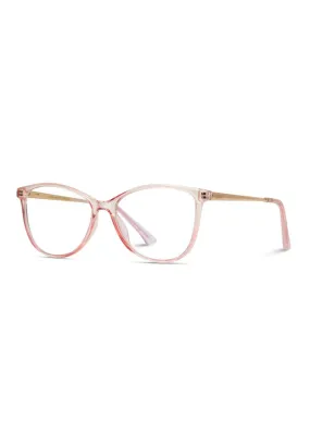 Rose Cat Eye Frame Blue Light Glasses