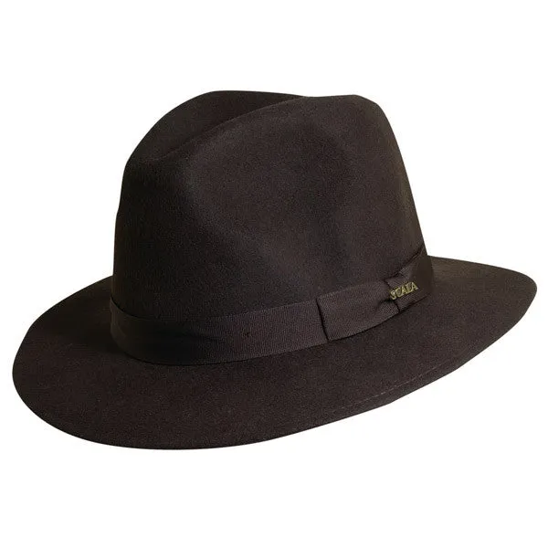 Scala - Crushable Wool Felt Safari Hat