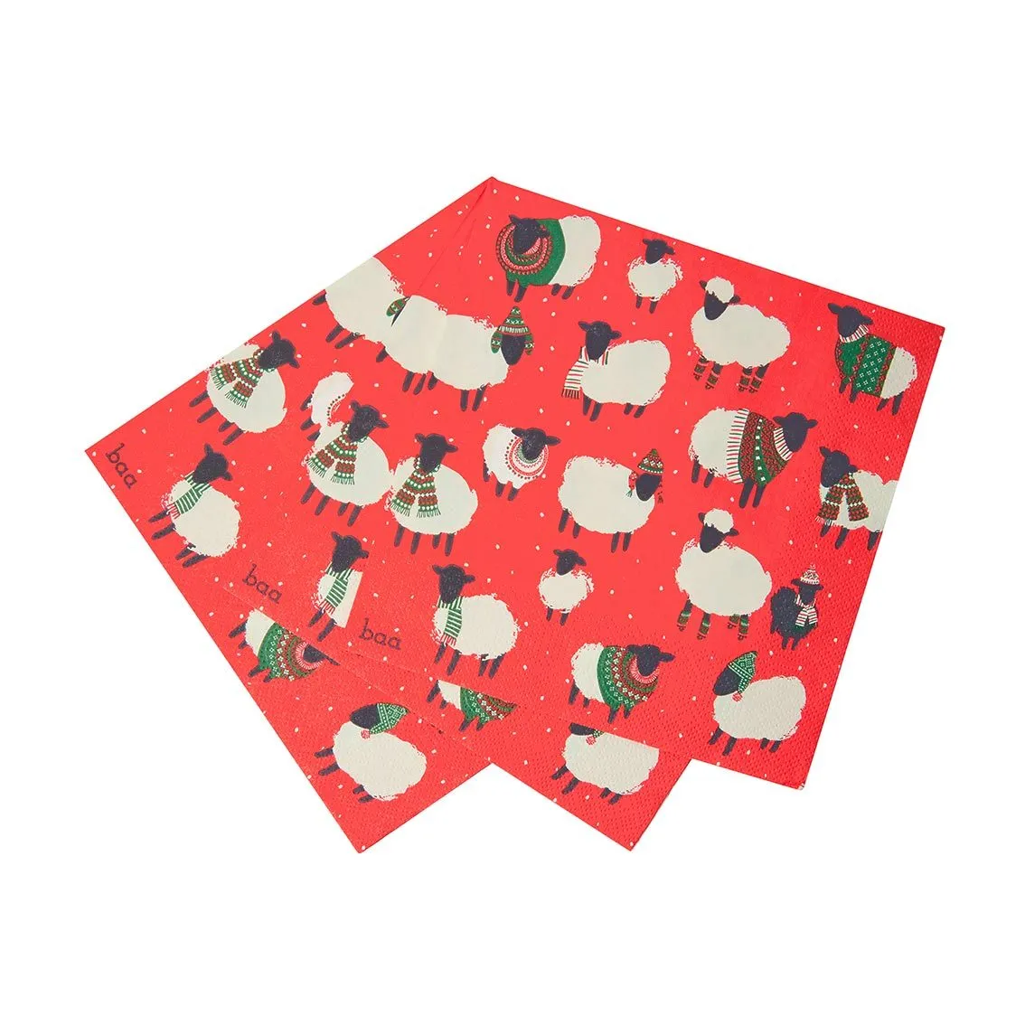 Sheep Christmas Napkins - 20 Pack