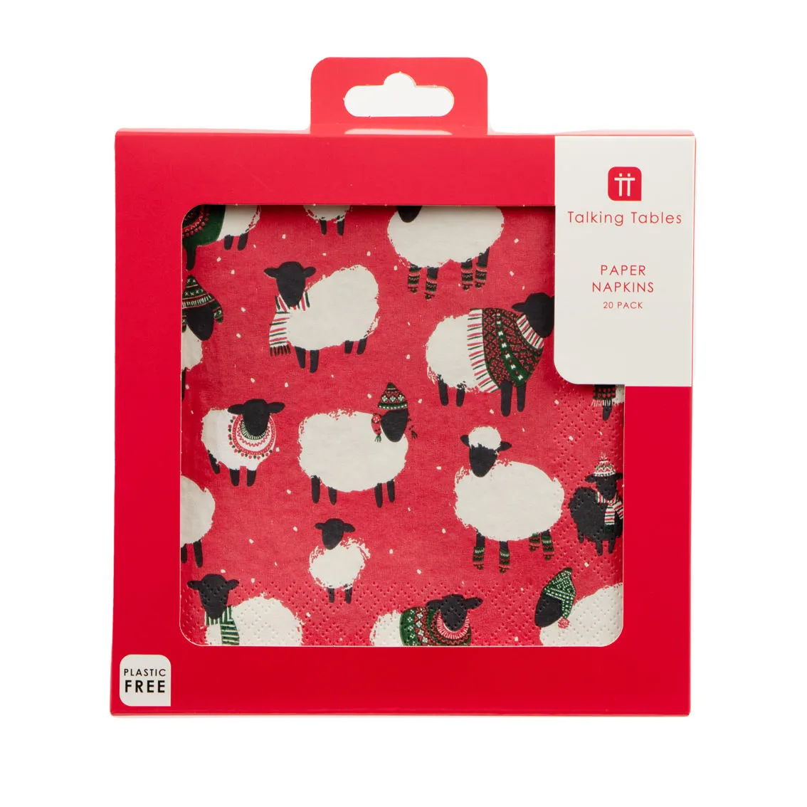 Sheep Christmas Napkins - 20 Pack