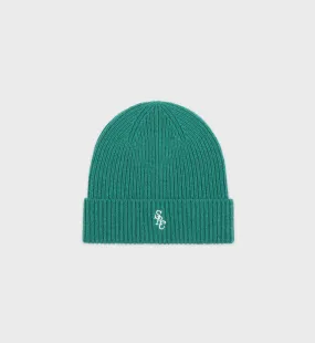 SRC Cashmere Beanie - Green