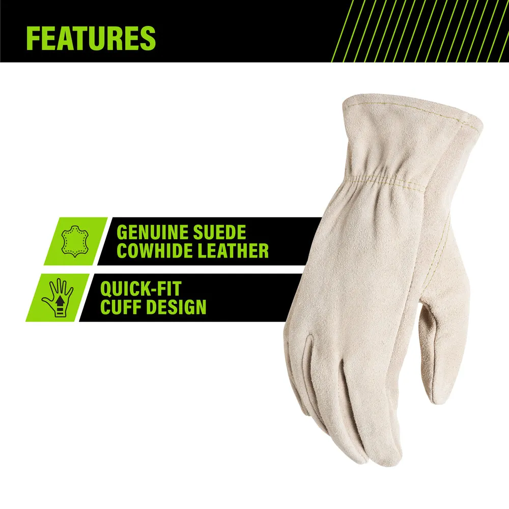 SUEDE LEATHER COWHIDE GLOVES