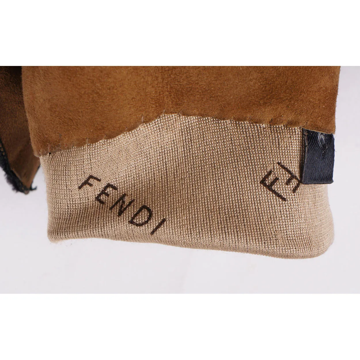 Vintage Fendi Suede Womens Gloves