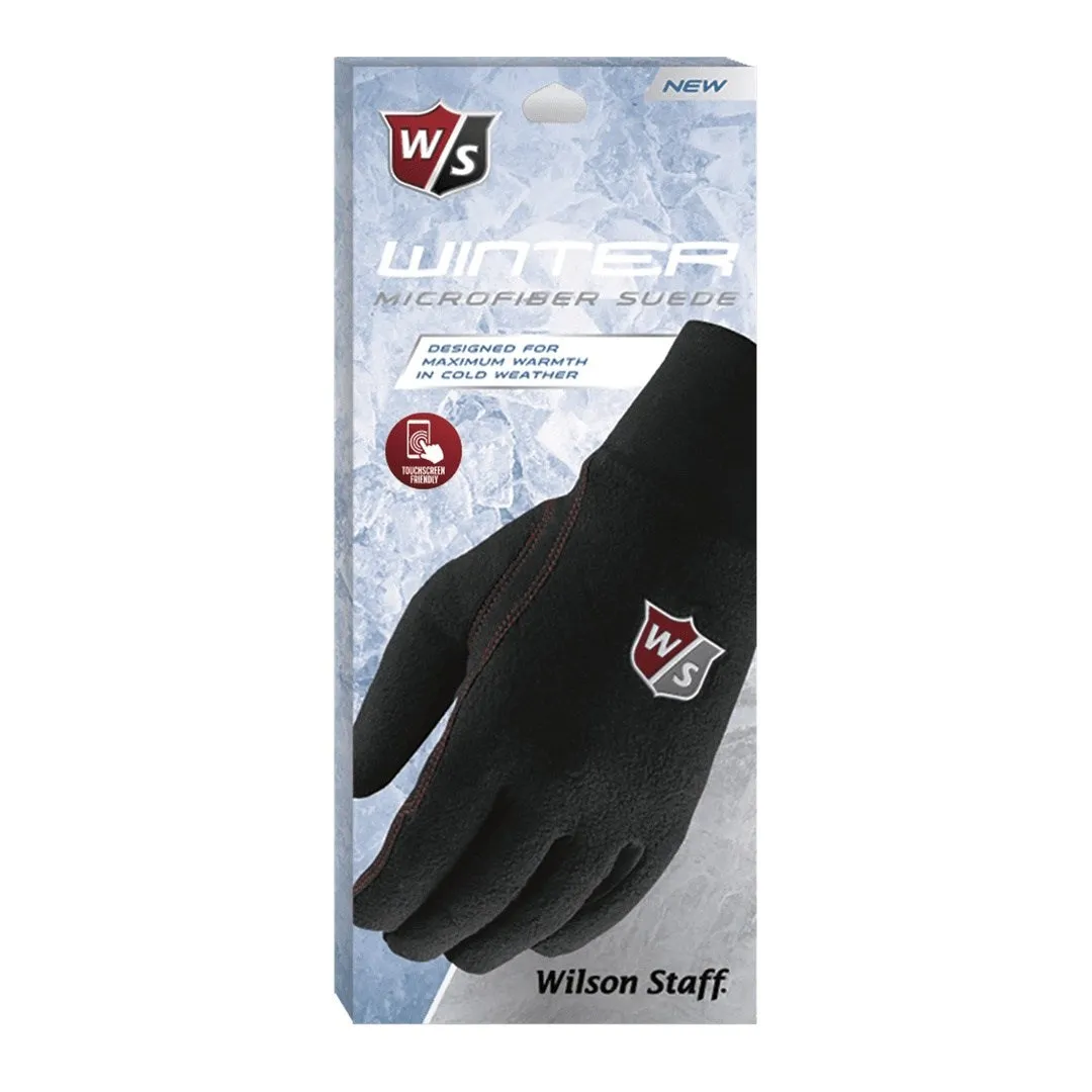 Wilson Staff Winter Microfiber Suede Gloves | Pair WGJA00118