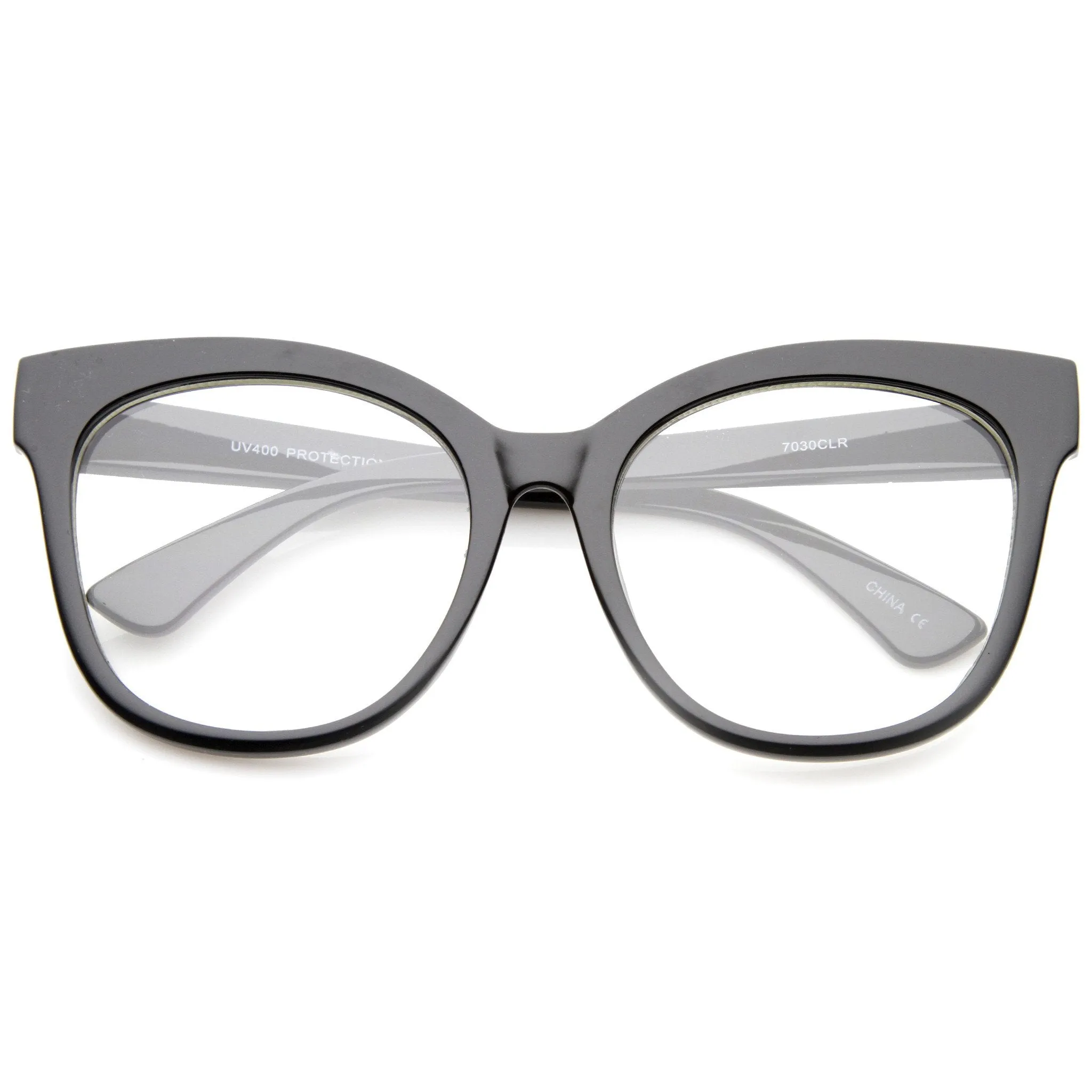 Women's Oversize Retro Clear Lens Glasses A835