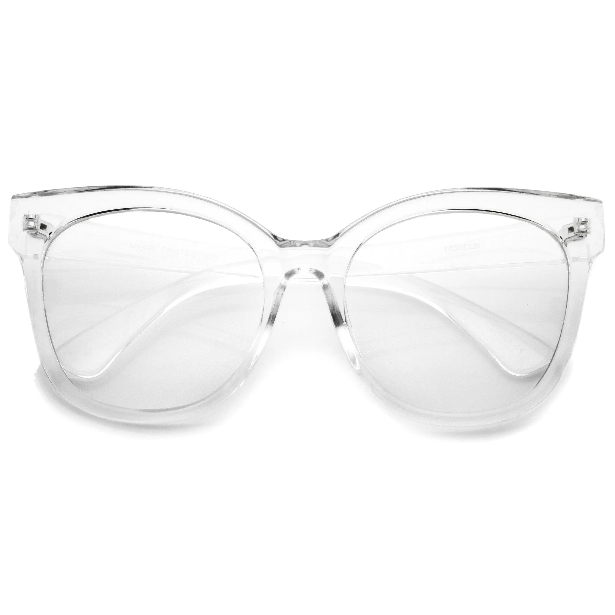 Women's Oversize Retro Clear Lens Glasses A835