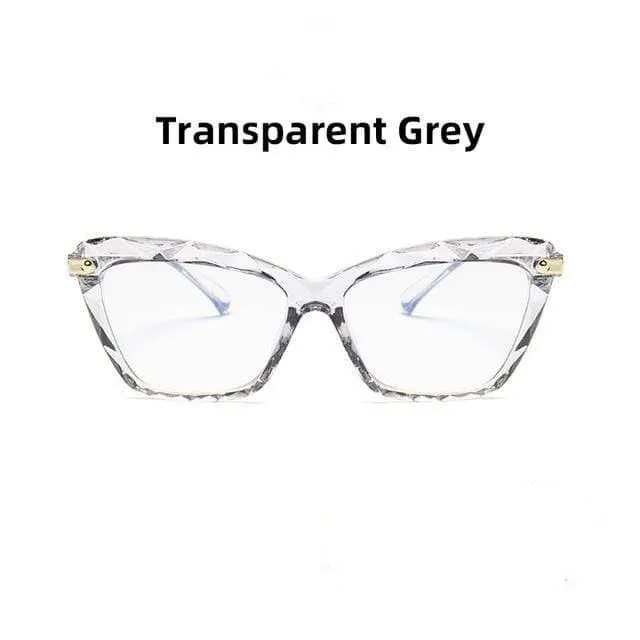 Women's Oversized Cat Eye Anti-Blue Light Glasses