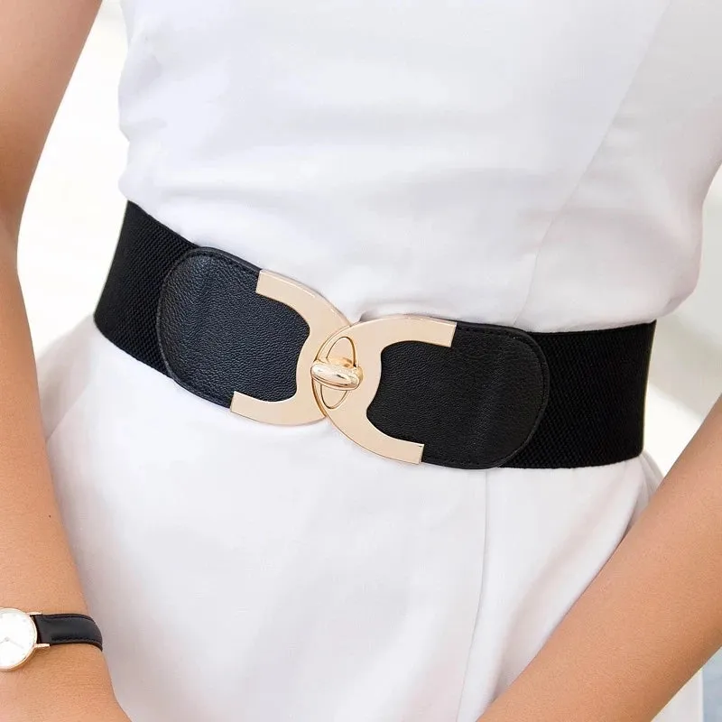 Women's Wide Stretchy Vintage Belt