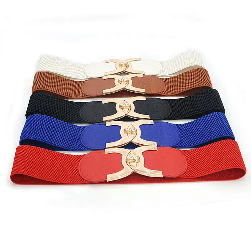 Women's Wide Stretchy Vintage Belt