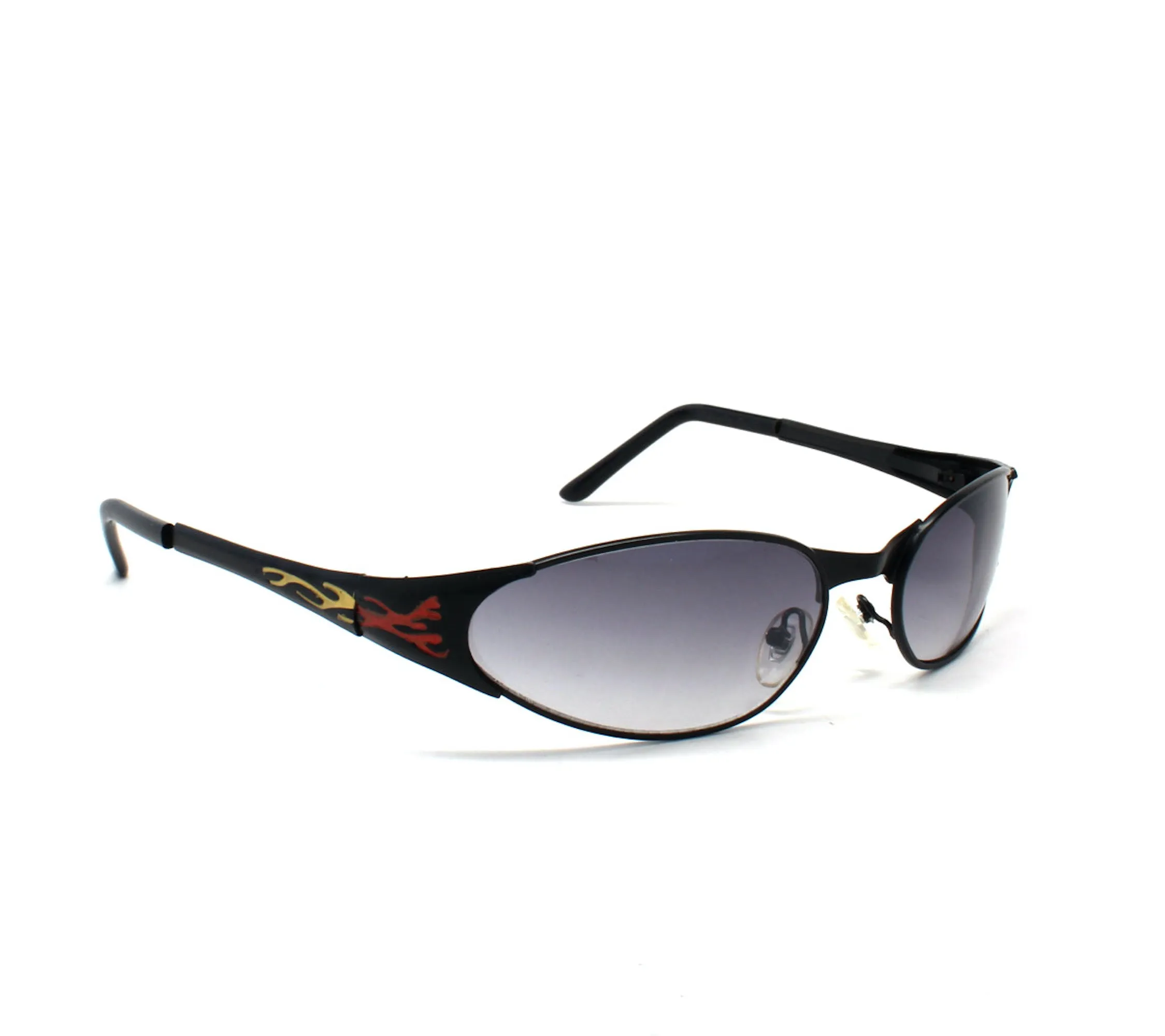 X-Static 1999 Flame Oval Style Sunglasses - Black